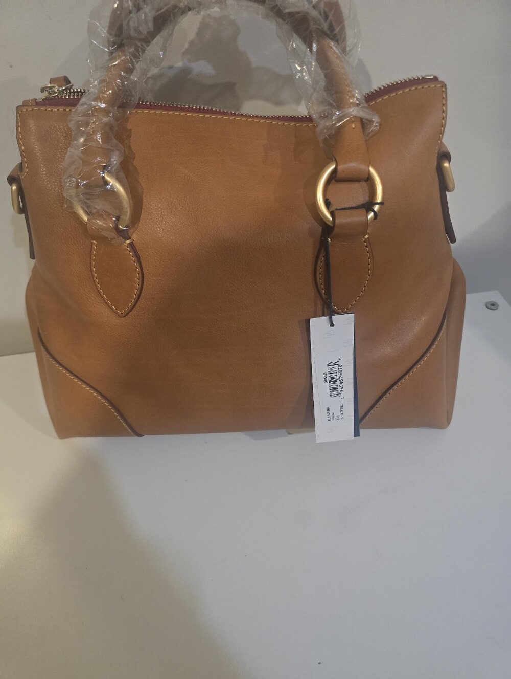 Dooney & Bourke Satchel 30. Color Natural. No Strap( Lost It In Moving).